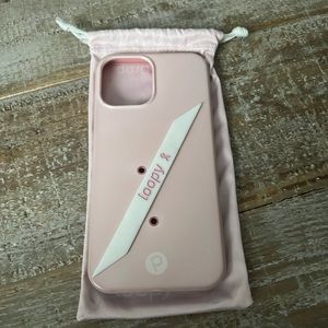 Iphone 12 pro max blush loopy case